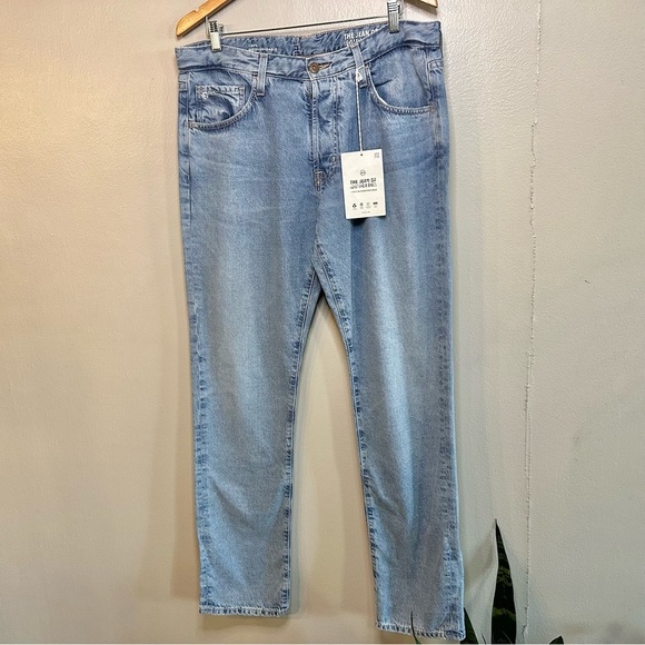 Adriano Goldschmied-Jeans of Tomorrow Sz34x33 Blue Everett Slim Straight Jeans - Picture 2 of 11